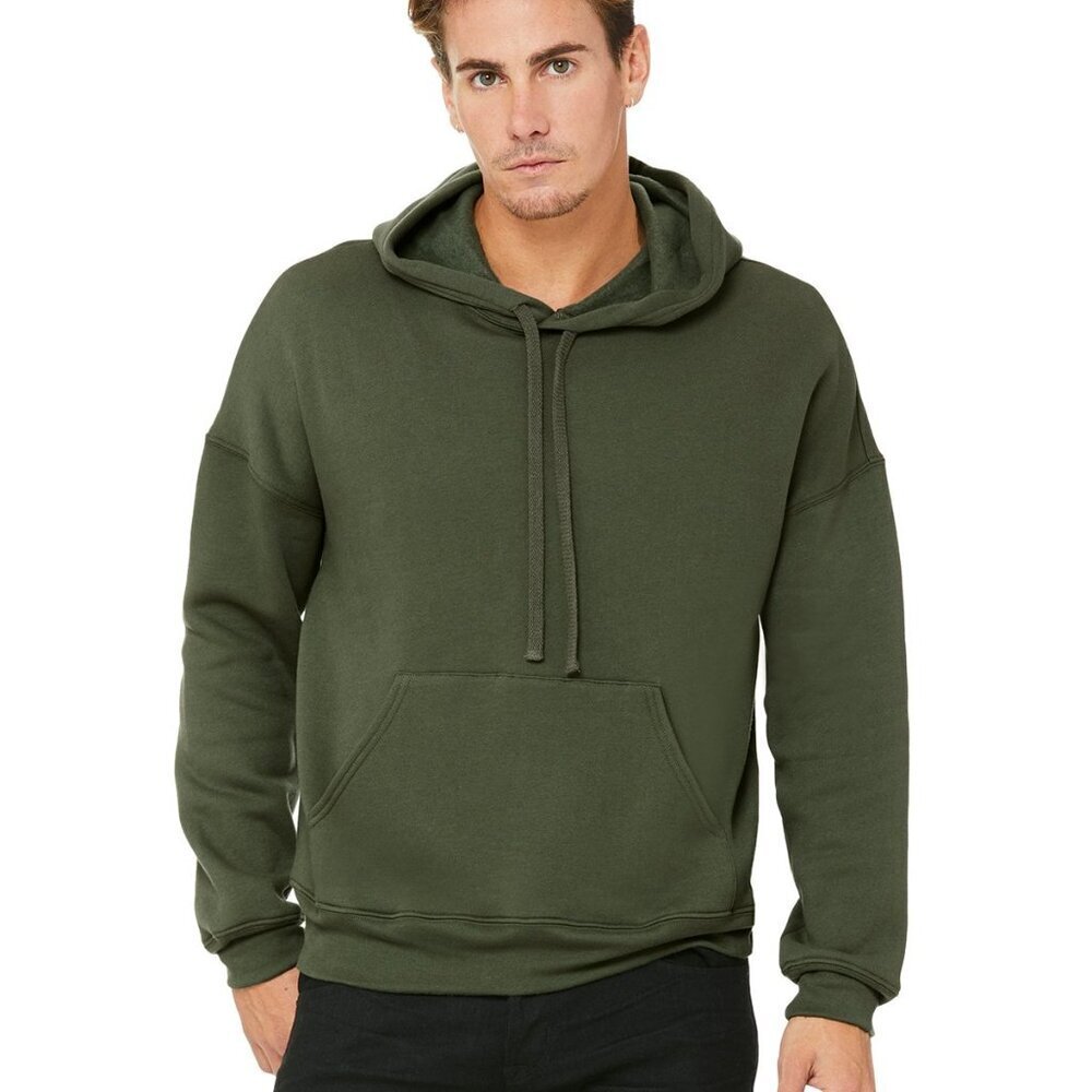 Unisex Sponge Fleece Pullover Hoodie Classic Oversized Cozy Minimal Y2K